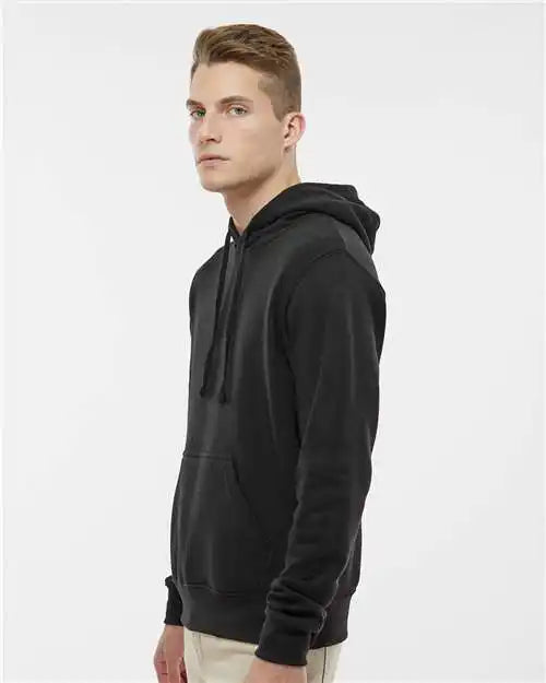J. America 8620 Cloud Fleece Hooded Sweatshirt - Black