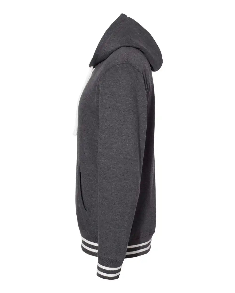 J. America 8649j Relay Hooded Sweatshirt - 8649 - Black
