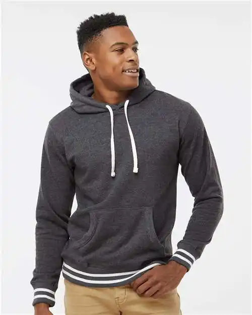 J. America 8649j Relay Hooded Sweatshirt - 8649 - Black