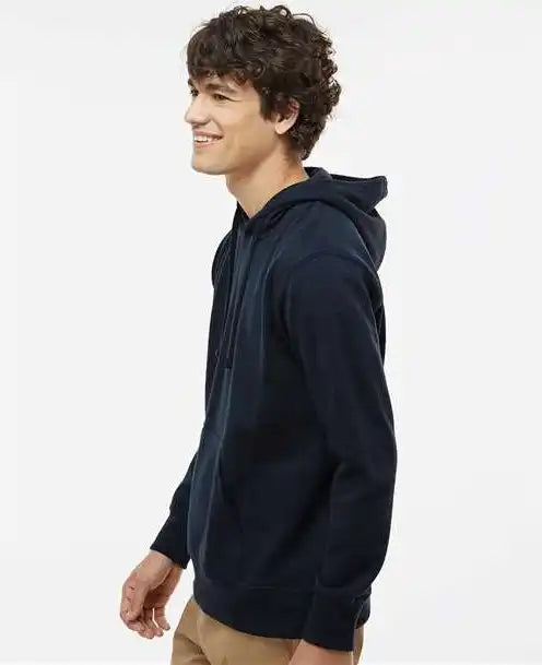 J. America 8706 Ripple Fleece Hooded Sweatshirt - Navy