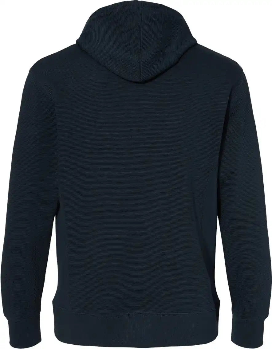 J. America 8706 Ripple Fleece Hooded Sweatshirt - Navy