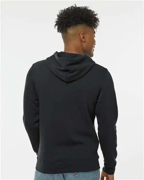 J. America 8720 Btb Fleece Hooded Sweatshirt - Black