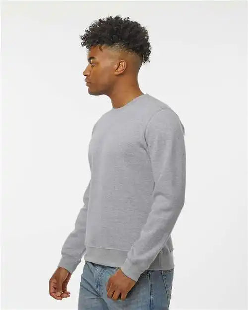 J. America 8721a Btb Fleece Crewneck Sweatshirt - 8721 - Oxford