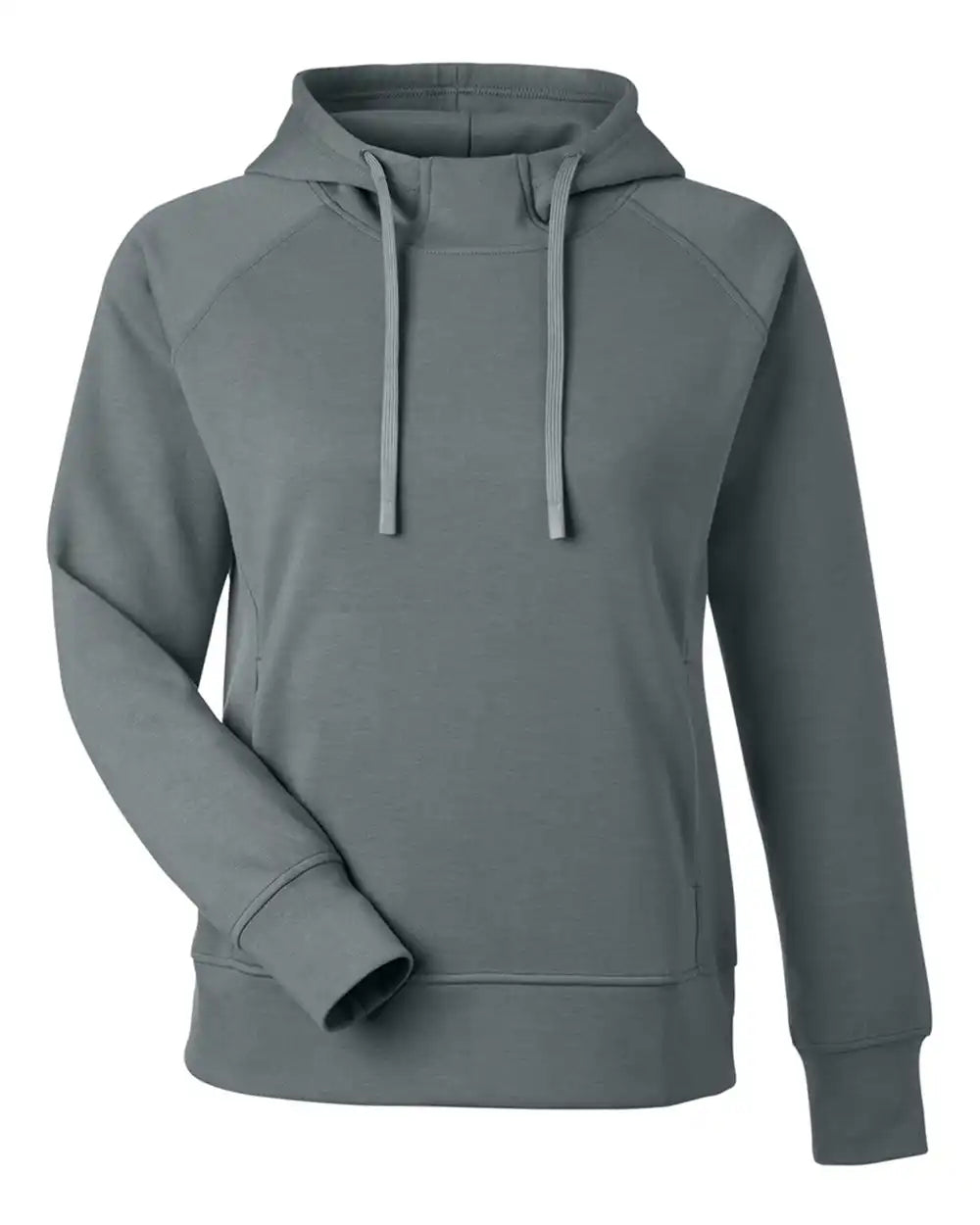 J. America 8753 Women’s Apex Fleece Hooded Sweatshirt - Steel - s