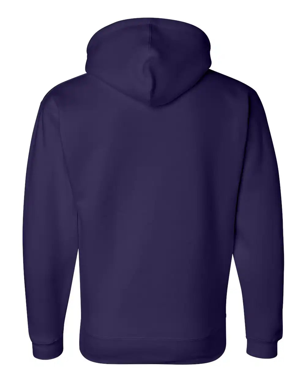 J. America 8824 Premium Hooded Sweatshirt - Purple