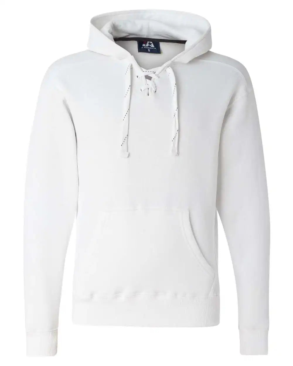 J. America 8830j Sport Lace Hooded Sweatshirt - 8830 - White - Xs