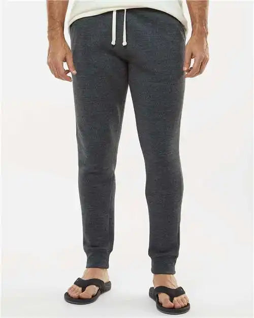 J. America 8854 Triblend Fleece Joggers - Black