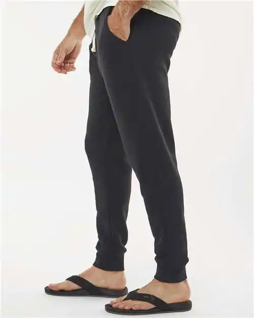 J. America 8854 Triblend Fleece Joggers - Black Solid
