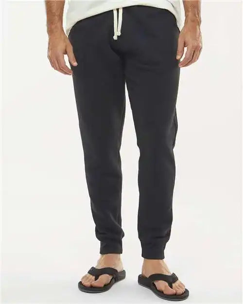 J. America 8854 Triblend Fleece Joggers - Black Solid