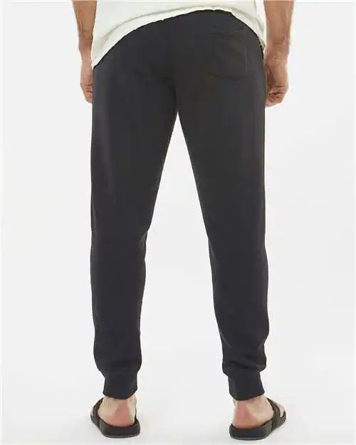 J. America 8854 Triblend Fleece Joggers - Black Solid