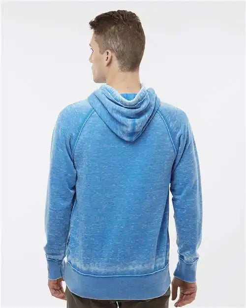 J. America 8915 Vintage Zen Fleece Hooded Sweatshirt - Royal