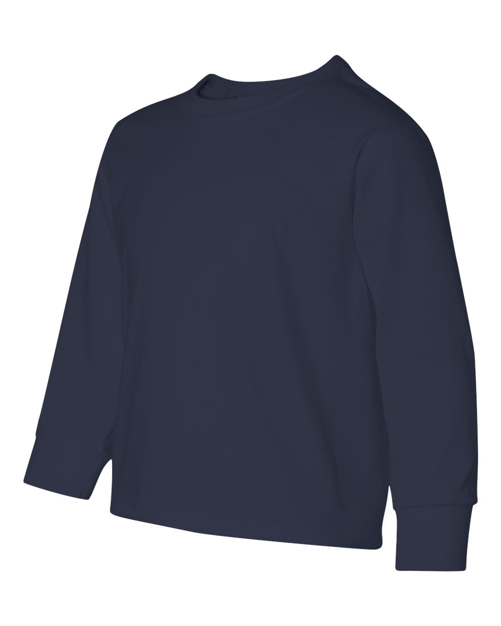 J. Navy Dri-Power® Youth Long Sleeve 50/50 T-Shirt - 29BLR