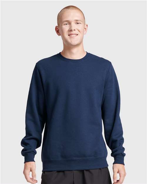 J. Navy Eco™ Premium Blend Ring-Spun Crewneck Sweatshirt - 701MR