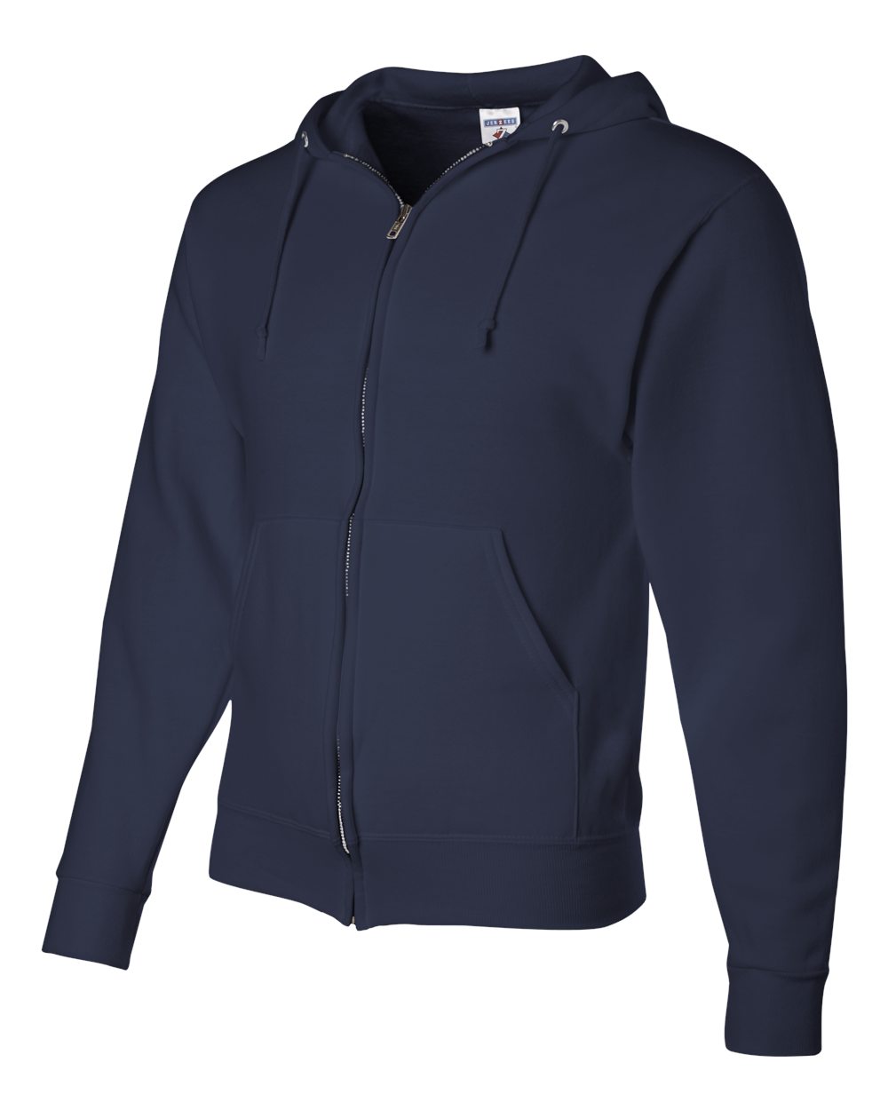 J. Navy NuBlend® Full-Zip Hooded Sweatshirt - 993MR