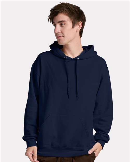 J. Navy Ultimate CVC Hooded Sweatshirt - IC49MR