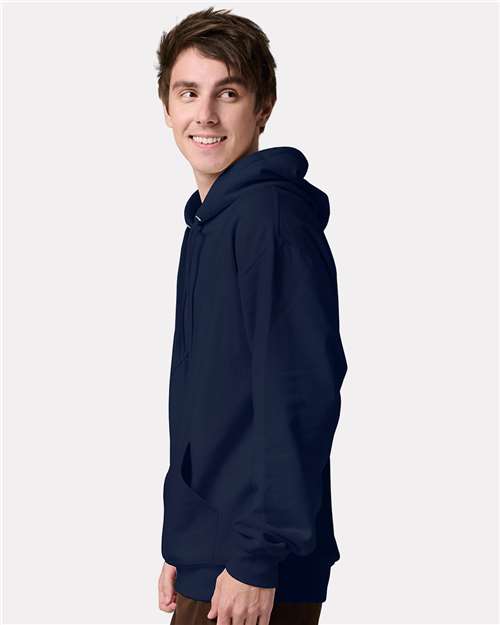 J. Navy Ultimate CVC Hooded Sweatshirt - IC49MR