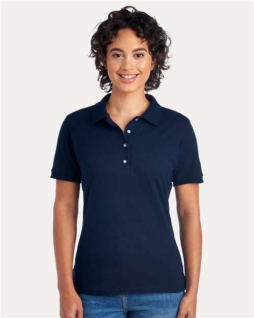 J. Navy Women's Dri-Power® Polo - 437F