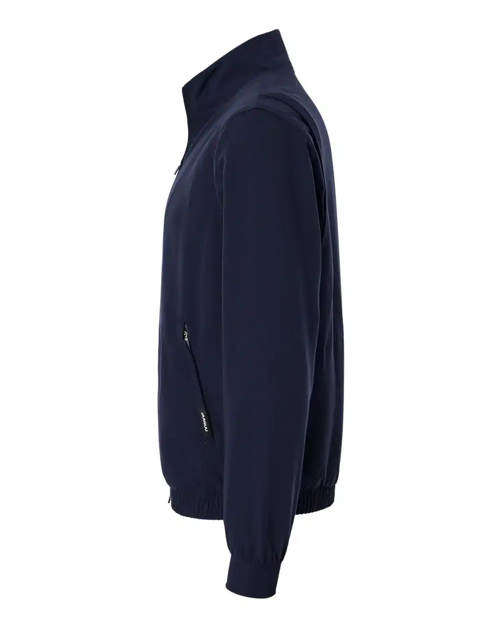 Jaanuu M60001 Wolfe Everyday Full-zip 6-pocket Scrub Jacket - Midnight Navy