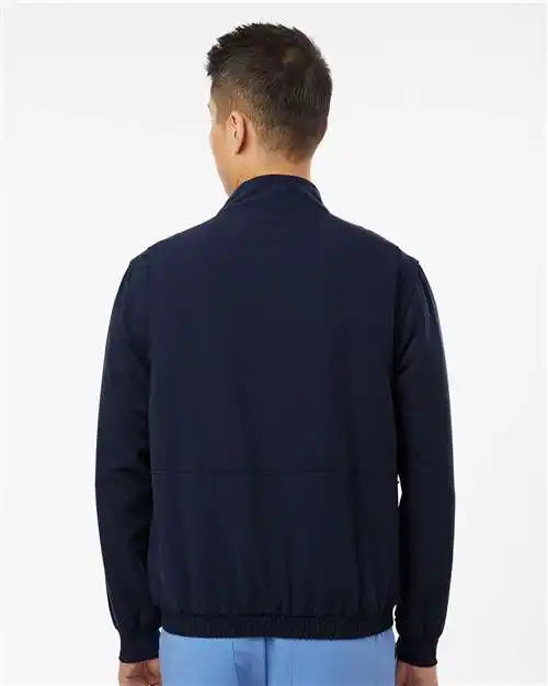 Jaanuu M60001 Wolfe Everyday Full-zip 6-pocket Scrub Jacket - Midnight Navy