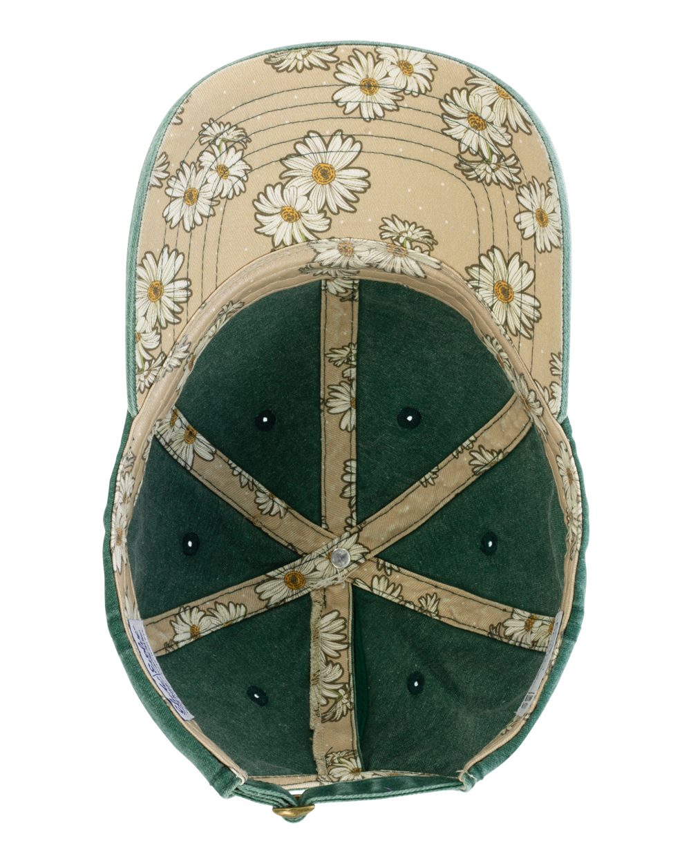 Jade/ Daisy Women's Pigment-Dyed with Fashion Undervisor Cap - CASSIE