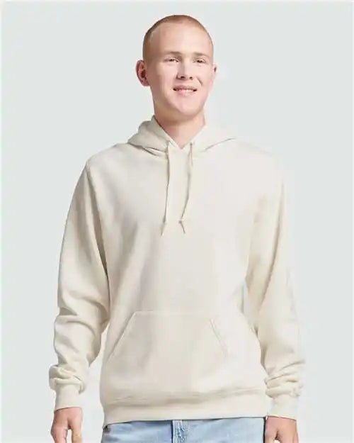 Jerzees 700mr Eco™ Premium Blend Ring-spun Hooded Sweatshirt - Sweet Cream Heather