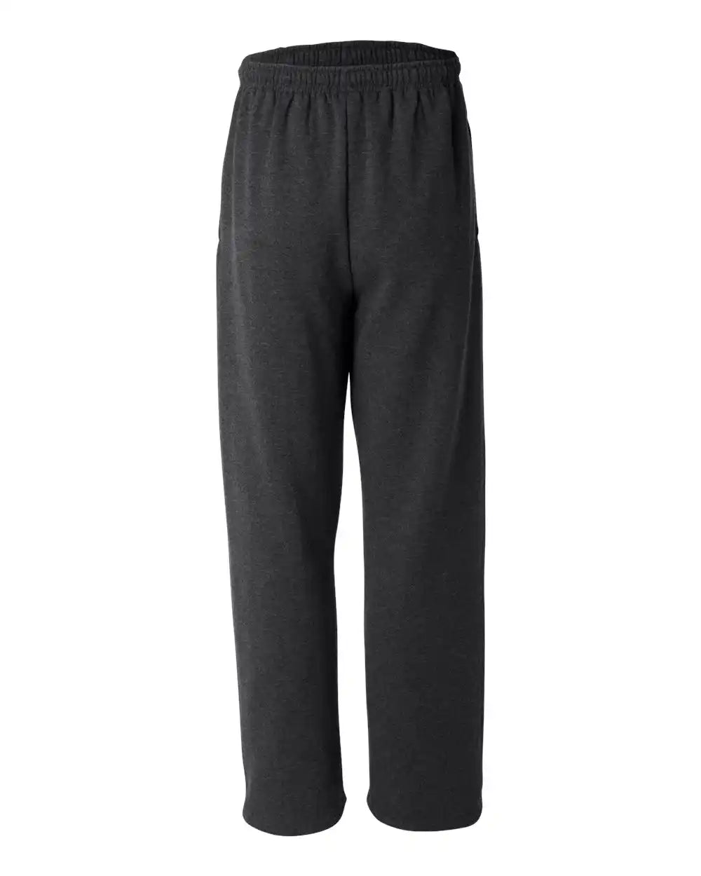 Jerzees 974mpr Nublend® Open-bottom Sweatpants with Pockets - Black Heather