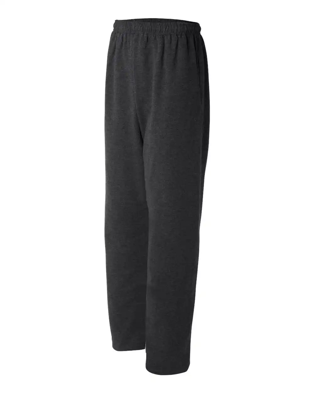 Jerzees 974mpr Nublend® Open-bottom Sweatpants with Pockets - Black Heather - s