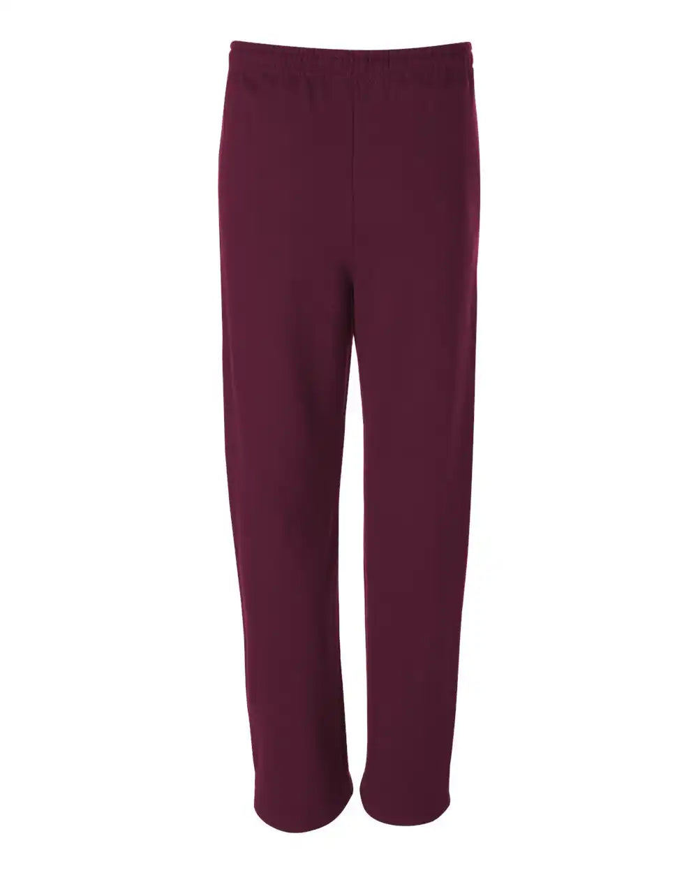 Jerzees 974mpr Nublend® Open-bottom Sweatpants with Pockets - Maroon - 3xl