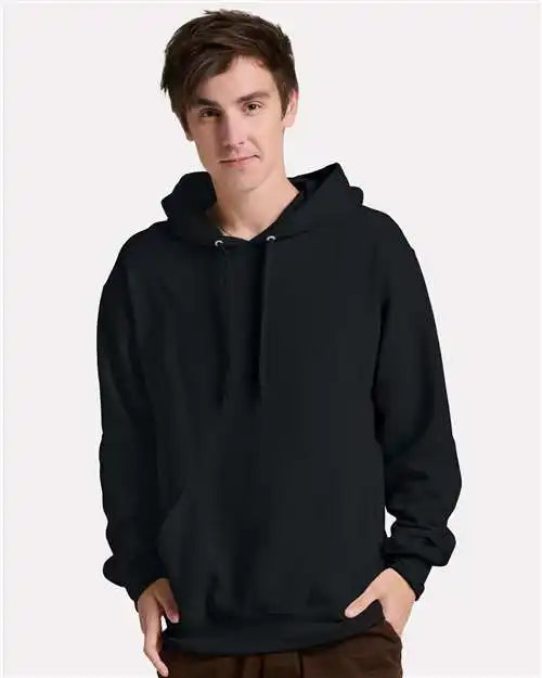 Jerzees Ic49mrj Ultimate Cvc Hooded Sweatshirt - Ic49mr - Black Ink