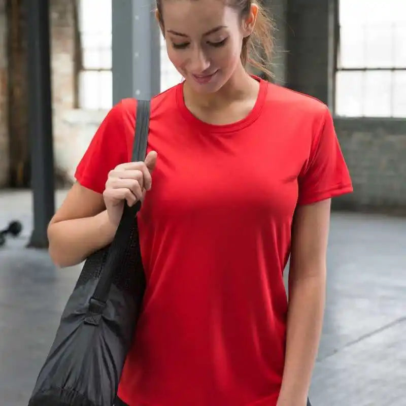 Just Cool Jca005 Ladies Tee - Fire Red