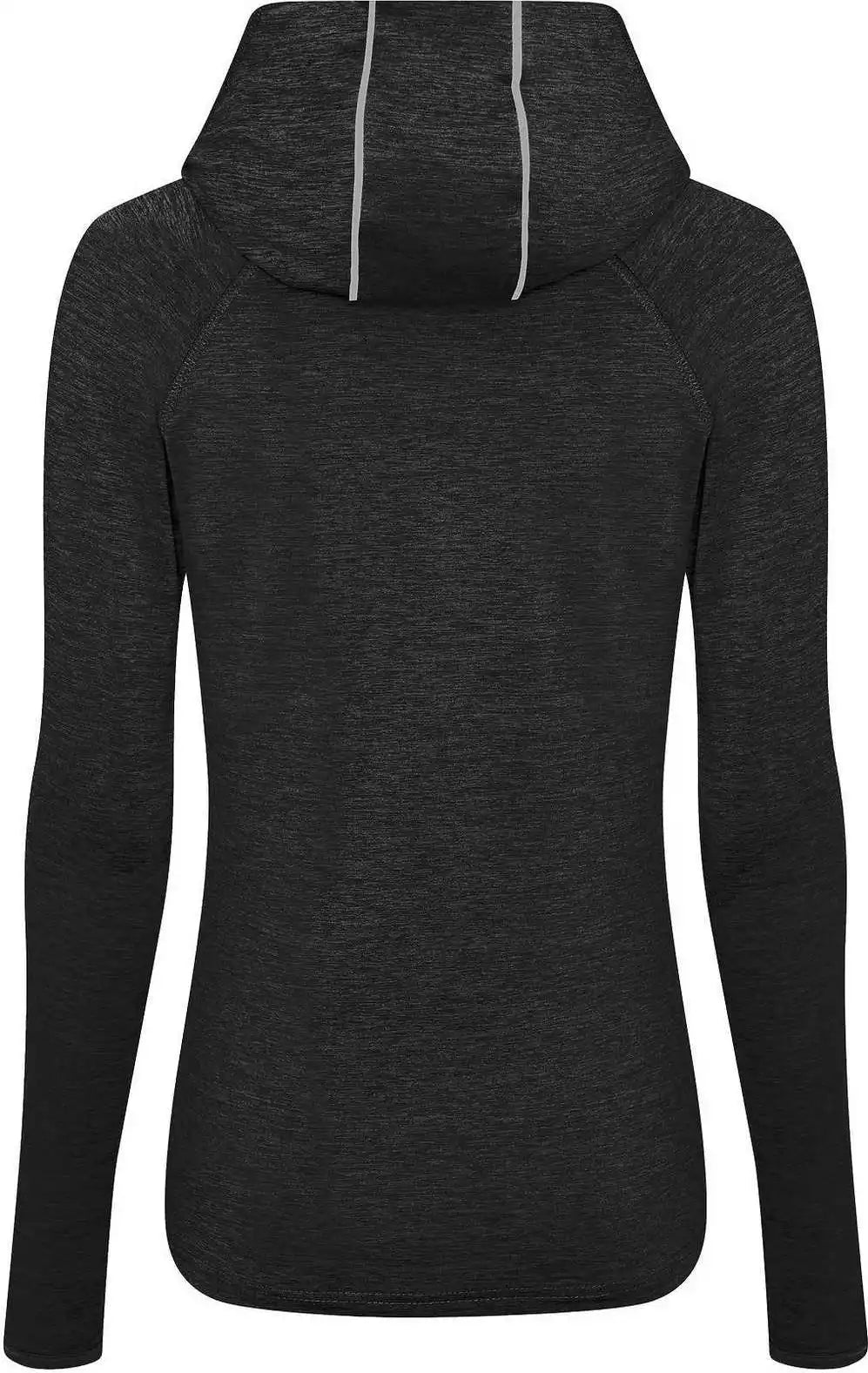 Just Cool Jca038 Ladies Cowl Neck Top - Black Melange