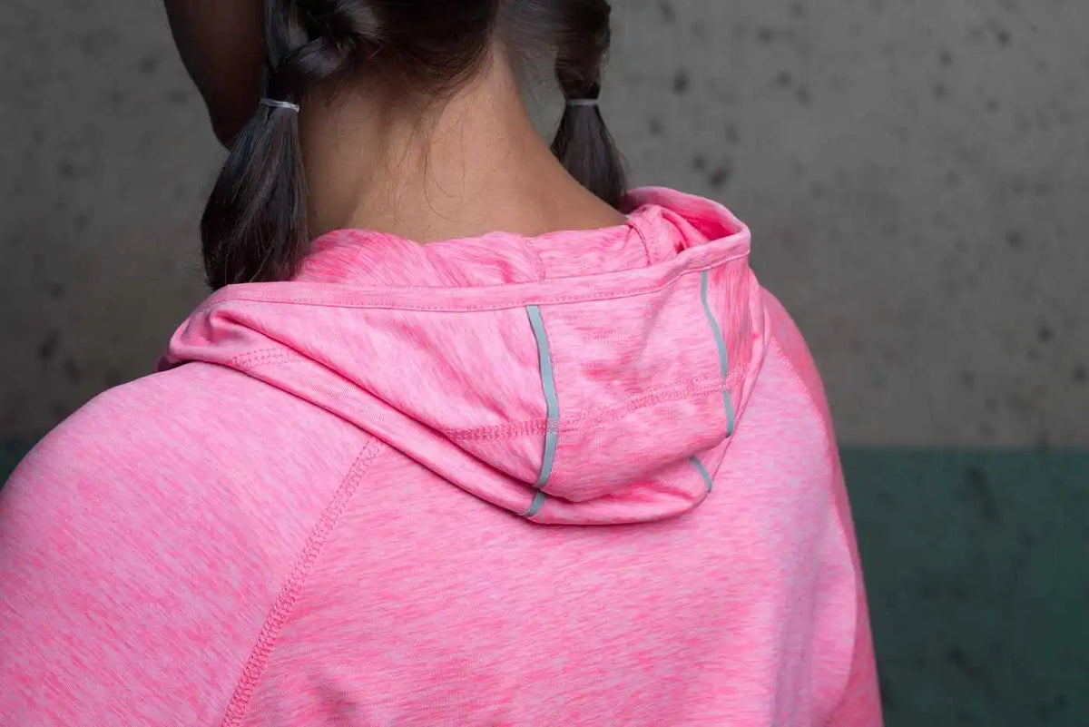 Just Cool Jca038 Ladies Cowl Neck Top - Electric Pink Melange