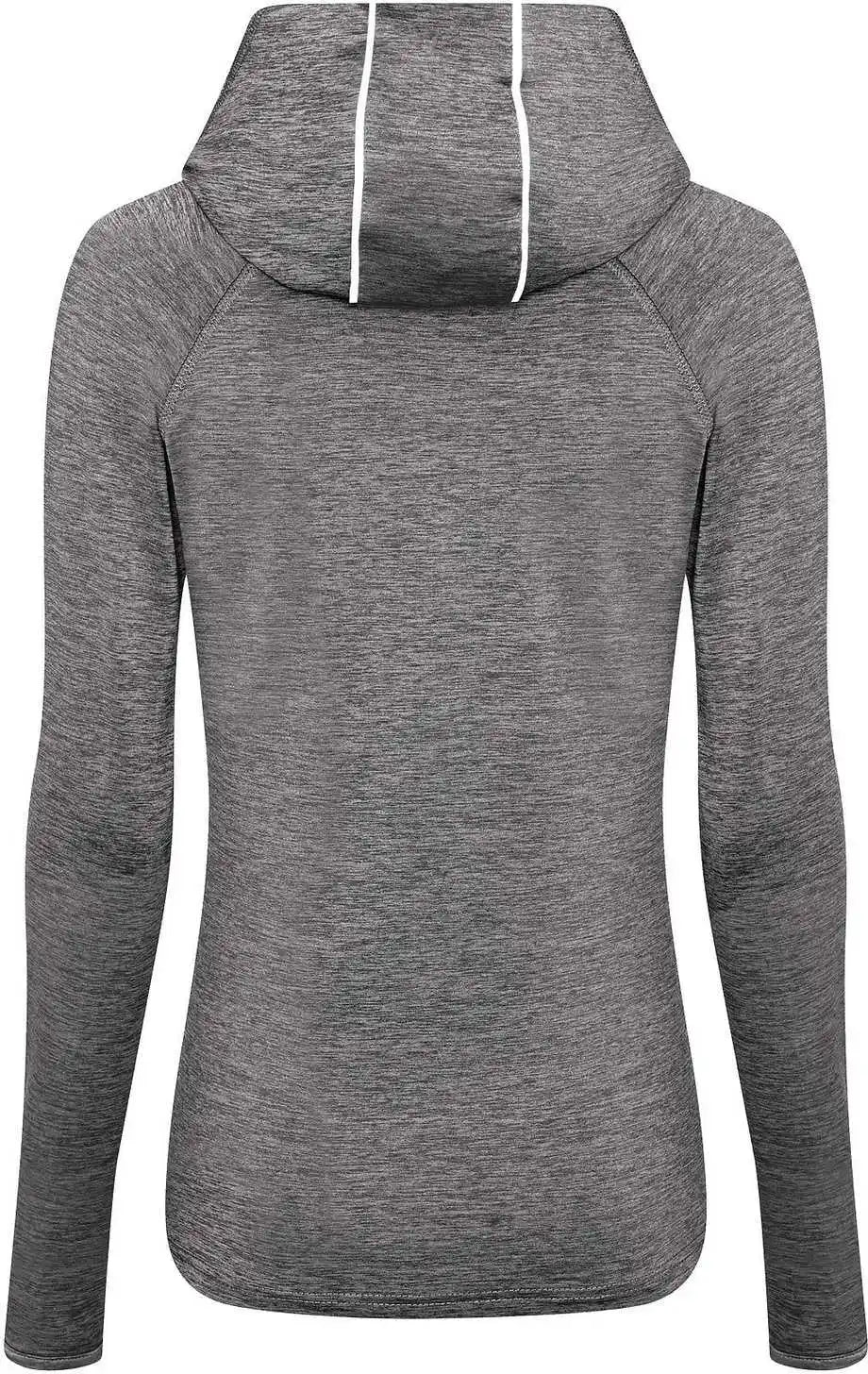 Just Cool Jca038 Ladies Cowl Neck Top - Grey Melange