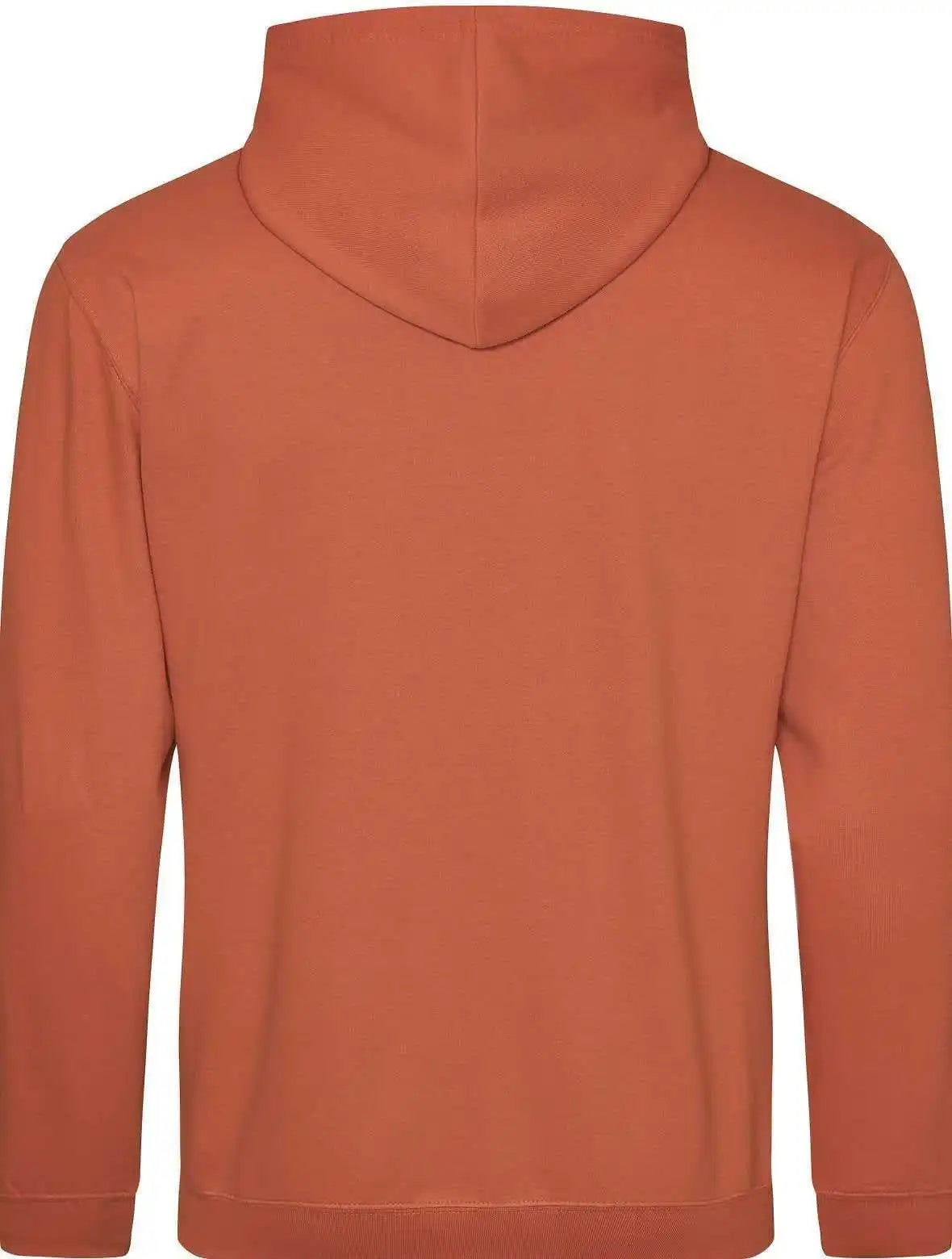 Just Hoods Jha001 College Hoodie - Burnt Orange