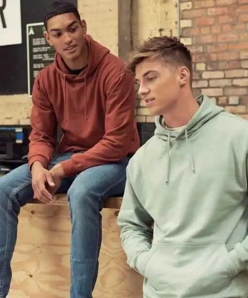 Just Hoods Jha001 College Hoodie - Dusty Green