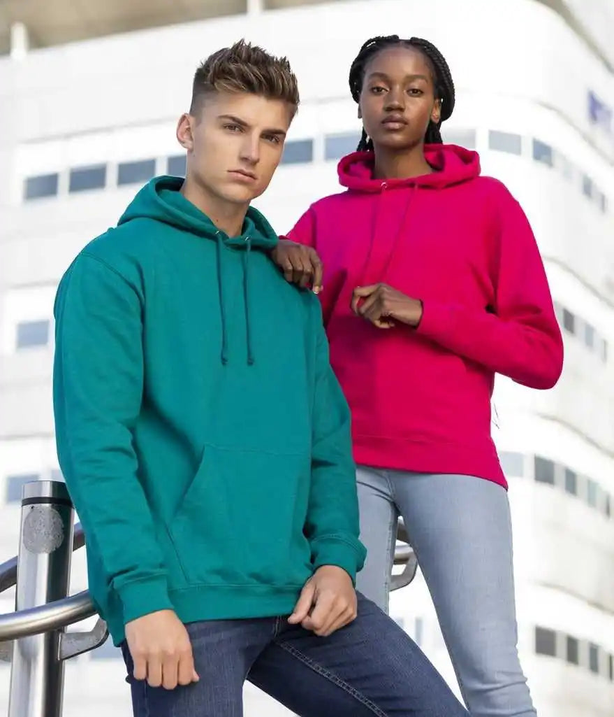 Just Hoods Jha001 College Hoodie - Jade