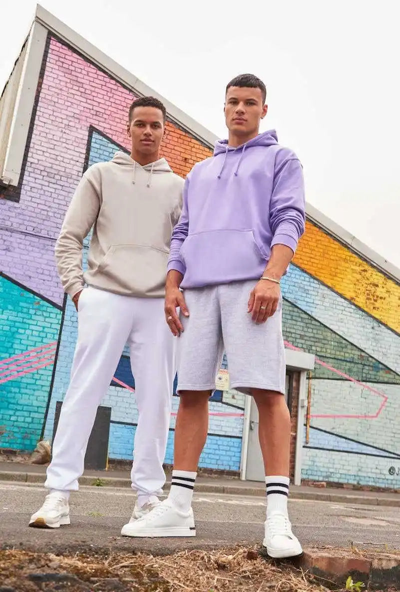 Just Hoods Jha001 College Hoodie - Lavender