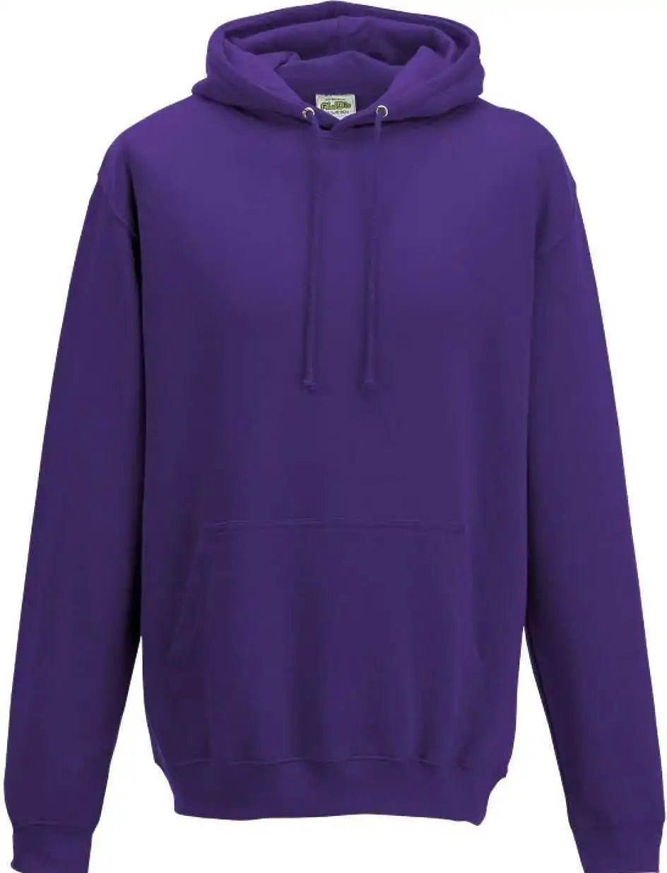 Just Hoods Jha001 College Hoodie - Purple