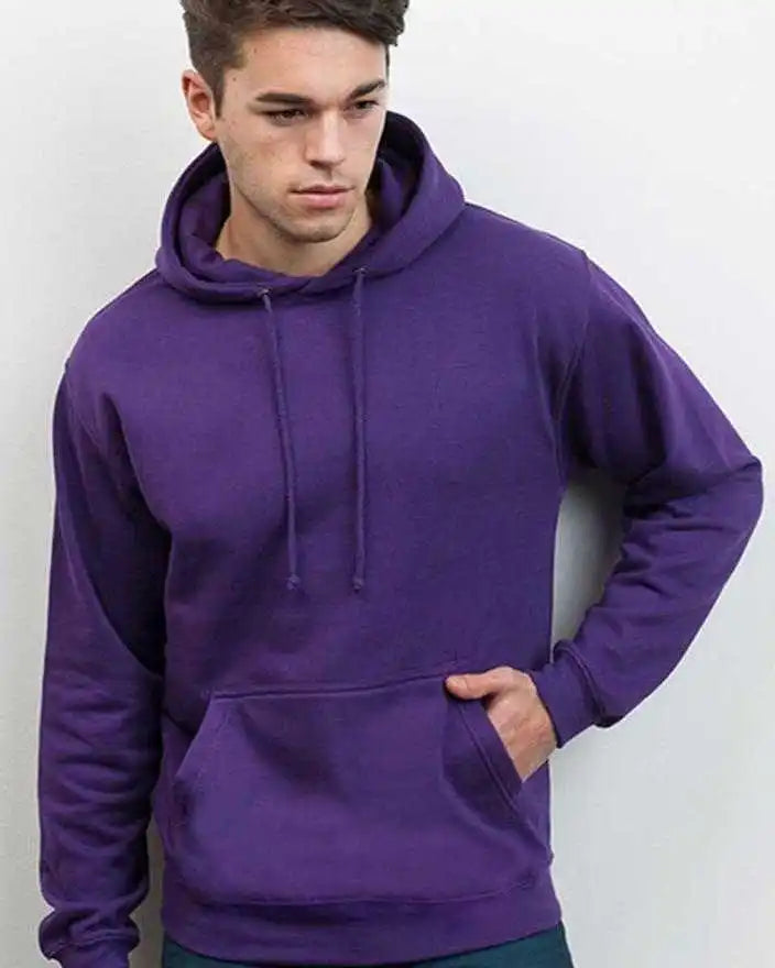 Just Hoods Jha001 College Hoodie - Purple