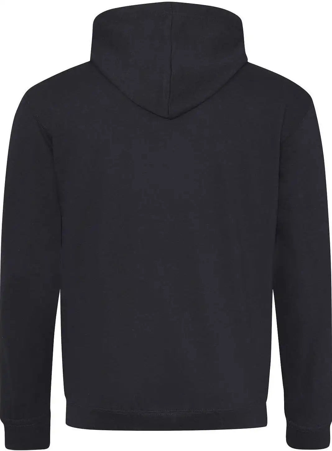 Just Hoods Jha003 Varsity Contrast Hoodie - French Navy Heather Gray