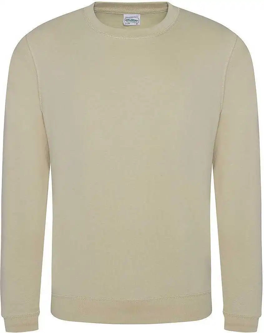 Just Hoods Jha030 College Sweat Crew Neck - Desert Sand