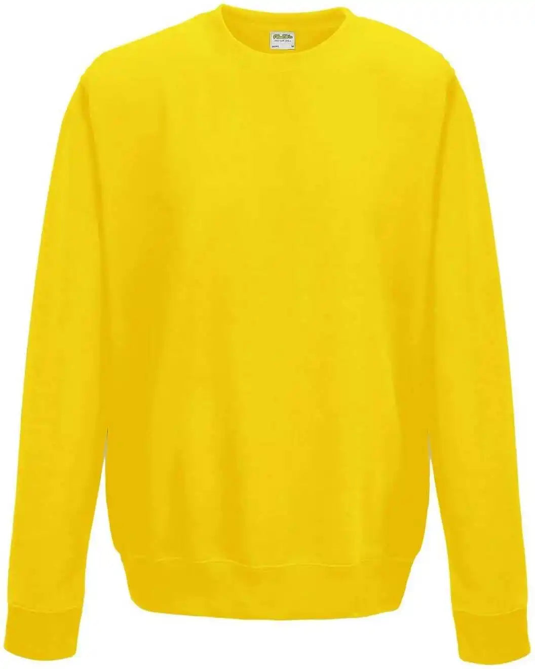 Just Hoods Jha030 College Sweat Crew Neck - Sun Yellow