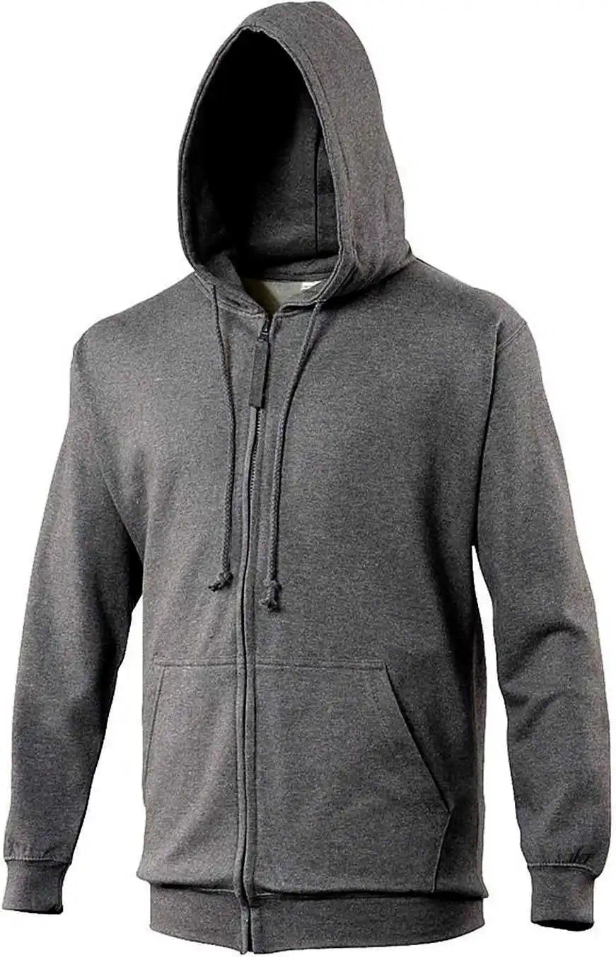 Just Hoods Jha050 College Zoodie - Charcoal