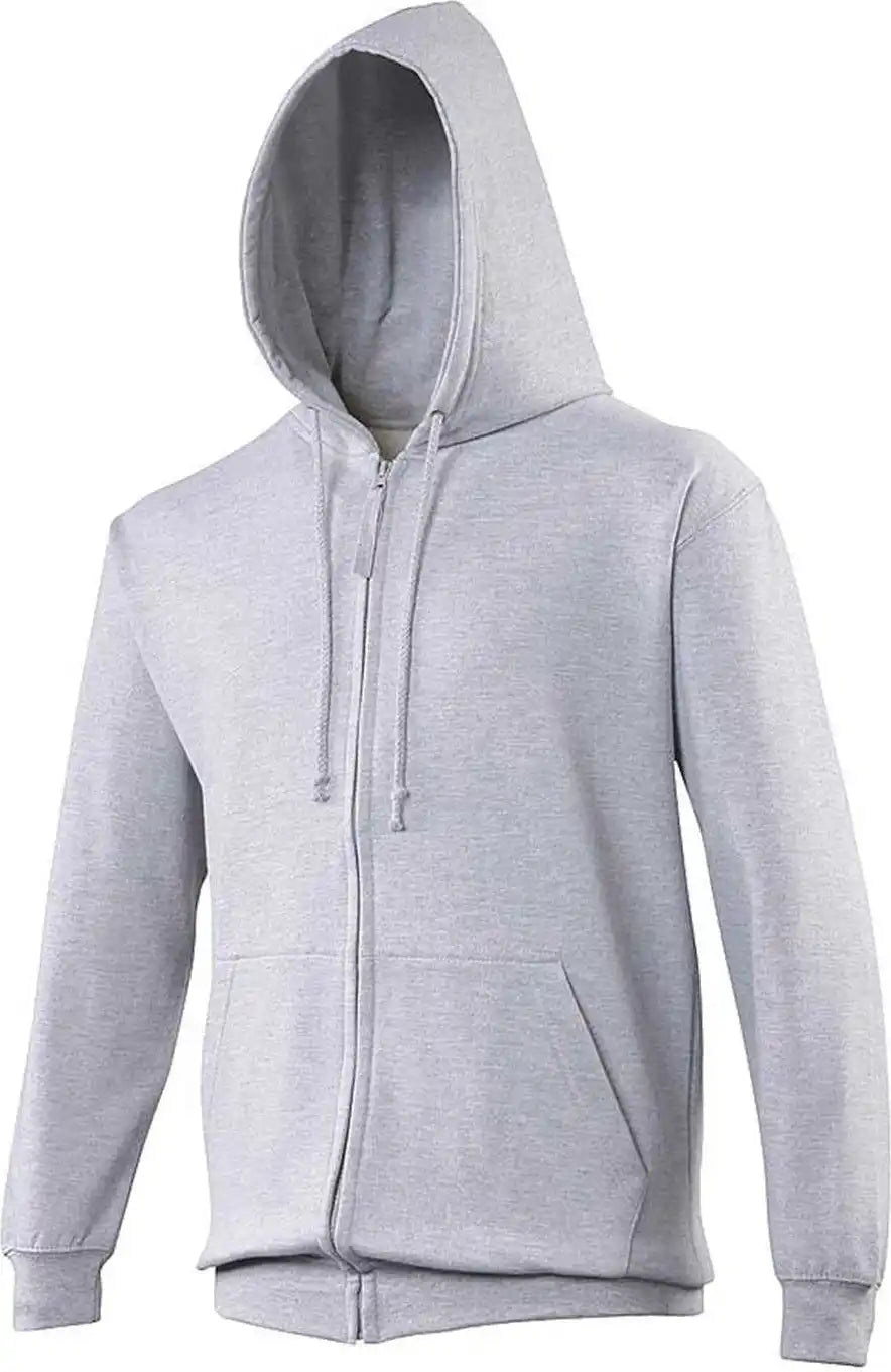 Just Hoods Jha050 College Zoodie - Heather Gray