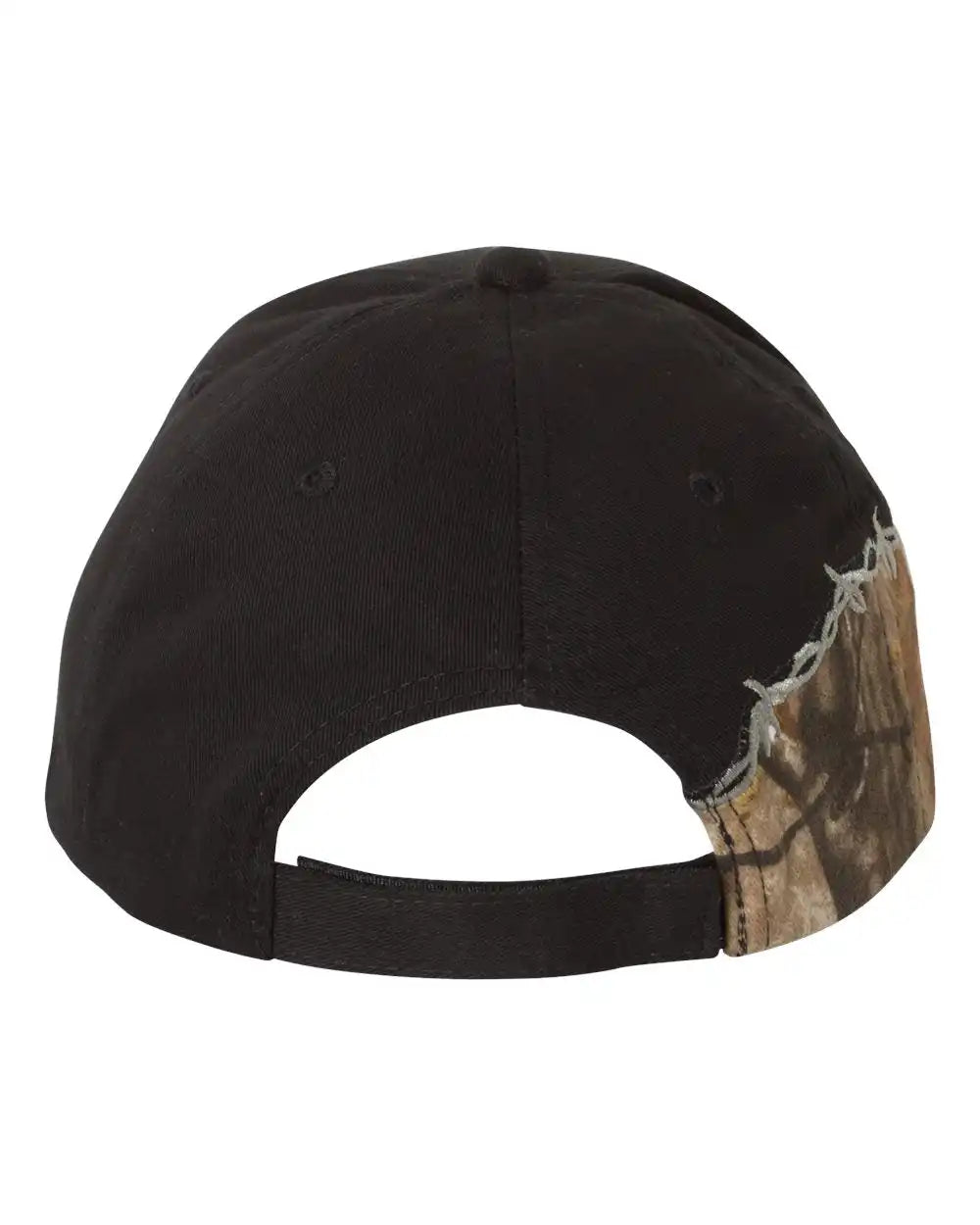 Kati Lc4bw Licensed Camo with Barbed Wire Embroidery Cap - Black Realtree Ap - Black/ Ap / Adjustable