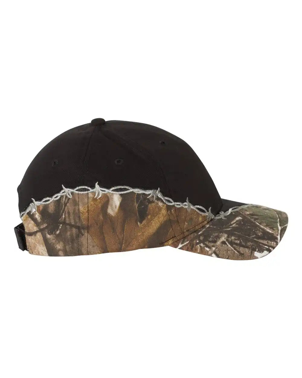 Kati Lc4bw Licensed Camo with Barbed Wire Embroidery Cap - Black Realtree Ap - Black/ Ap / Adjustable