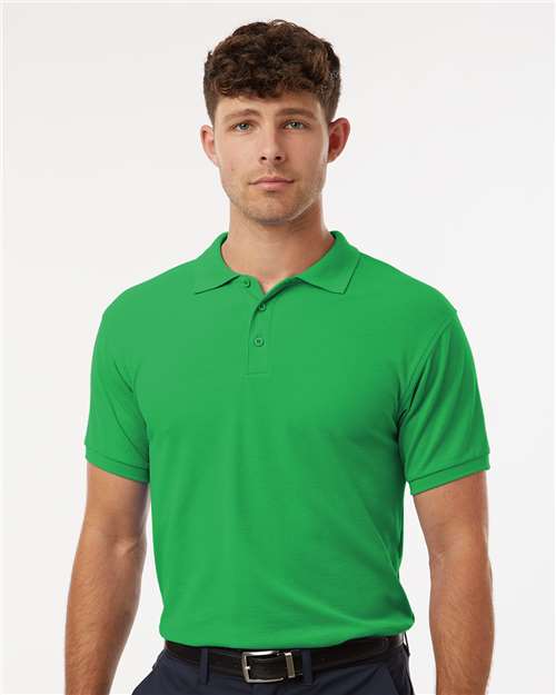 Kelly Green Pique Polo - 62800