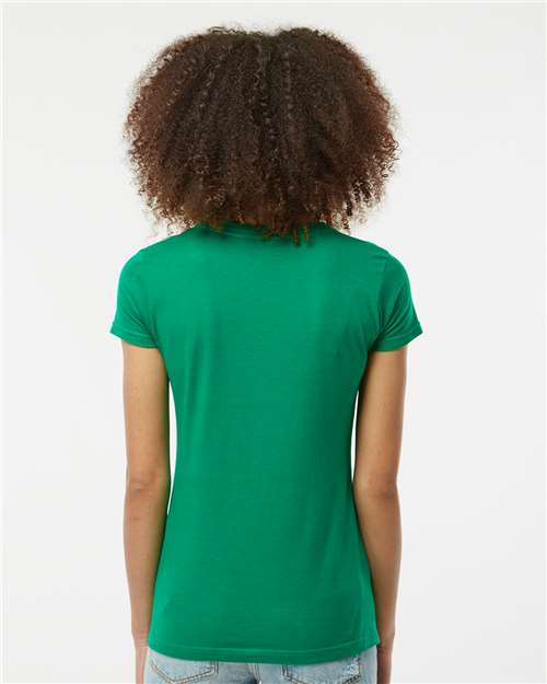 Kelly Green Women's Fine Jersey Slim Fit T-Shirt - 213