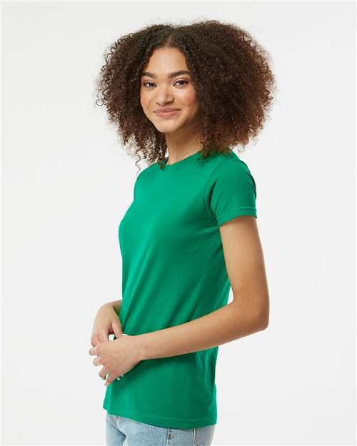 Kelly Green Women's Fine Jersey Slim Fit T-Shirt - 213