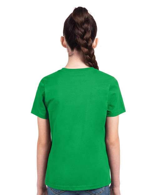 Kelly Green Youth Cotton T-Shirt - 3310